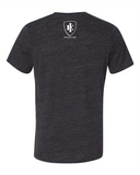 Charcoal Black Heather Tee back