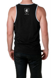 EarnIT Mens Tank - Black/Heather Grey