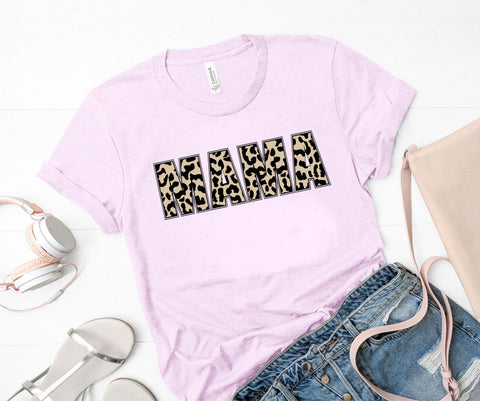 MAMA Cheetah Tees -Wholesale Packs of 6 or 12