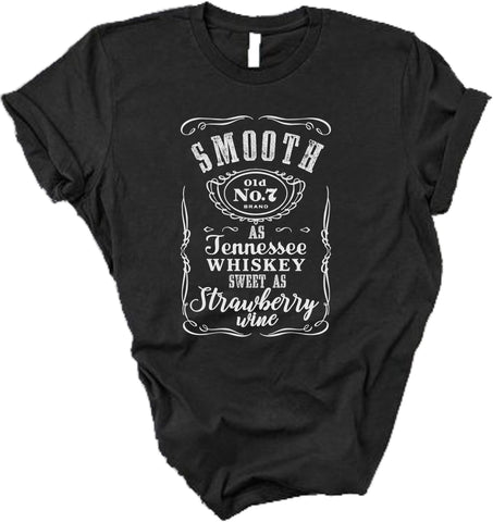 Smooth As Tennessee Whiskey Tees- Wholesale Packs of 6 or 12
