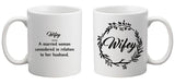 Wifey - Rustic - White 11 oz Ceramic Mug