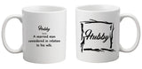 Hubby - Rustic - White 11 oz Ceramic Mug