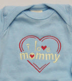 I Love Mommy Onesie - Embroidered