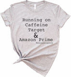 Caffeine, Target and Amazon Prime Tees- Wholesale Packs of 6 or 12