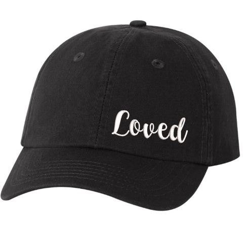 Loved Embroidered Hat - Wholesale Packs of 4, 6 or 12