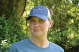 Camp Hair Don't Care Embroidered Ponytail Cap-Wholesale Packs of 4, 6, or 12