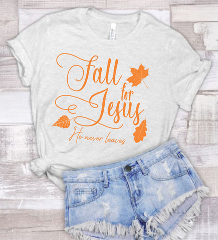 Fall for Jesus Ash Tees- Wholesale Packs of 6 or 12