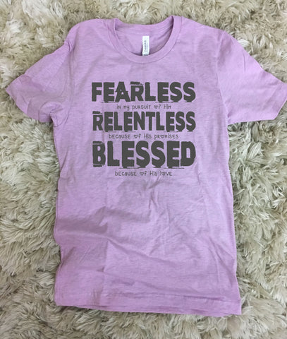 Fearless Relentless Blessed - Wholesale Packs of 12