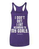 I don't diet Triblend Tank Top - Wholesale Packs of 12