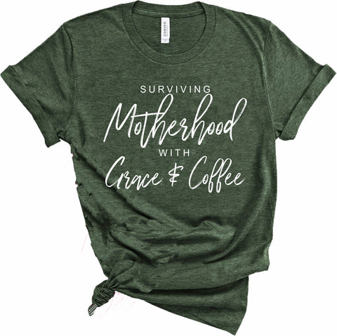 Surviving Motherhood Tees- Wholesale Packs of 6 or 12