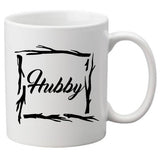 Hubby - Rustic - White 11 oz Ceramic Mug